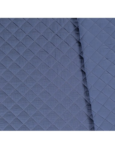 Muselina matlasata - albastru inchis