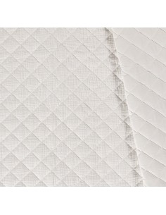 Muselina matlasata - alb optic