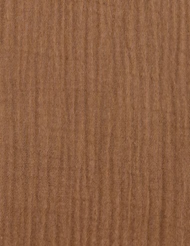 Muselina dublu strat uni - bronz